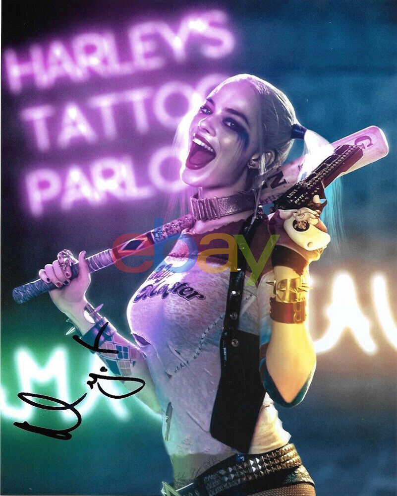 Margot Robbie Suicide Squad Autographed Signed 8x10 Photo Poster painting reprint 1