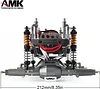 AMK 313 Wheelbase DIY All Metal & Carbon Fiber Frame Chassis for 1/10 RC Crawler Axial SCX10 Rock Off-Road Truck