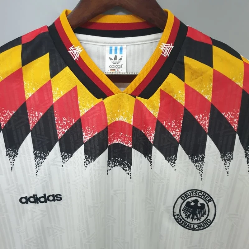 1994 Retro Germany Home Soccer Jersey