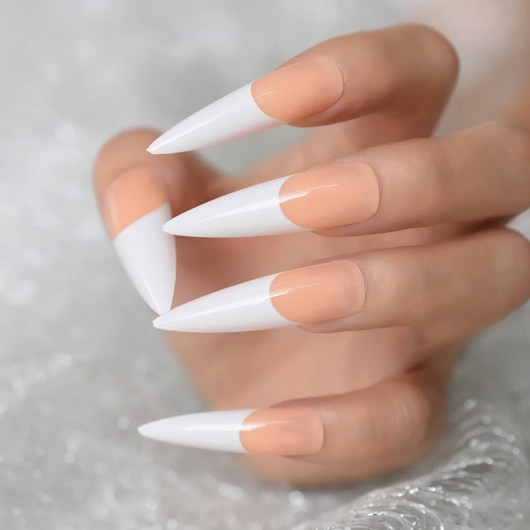 Pink Square Extra Long Faux Ongles Rose Heart Drawing Flat Top Fake Nails with Design Mix Color Tips 24-Nail Inspo