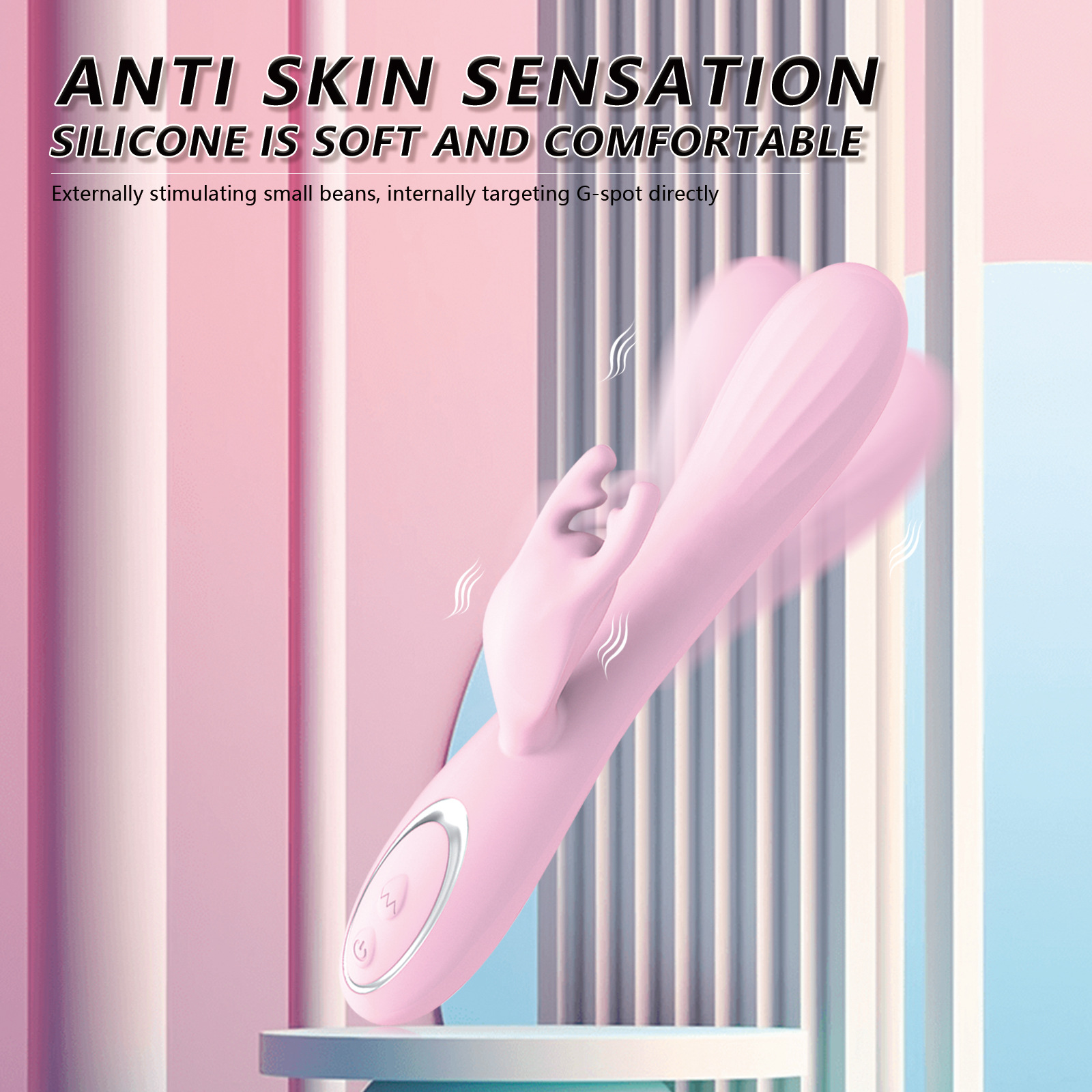 Deer Shaped Double Vibration G Spot Vibrator Sex Toy For Women