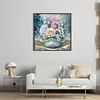 Shell Flowers-11CT Stamped Cross Stitch 40*40cm/15.75*15.75in tapestrymarket