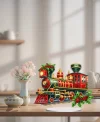 Diamond Painting Christmas Train Table Top Ornament Kits for Home Office