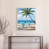 Beach - 11CT Stamped Cross Stitch - 36*46cm - Natural