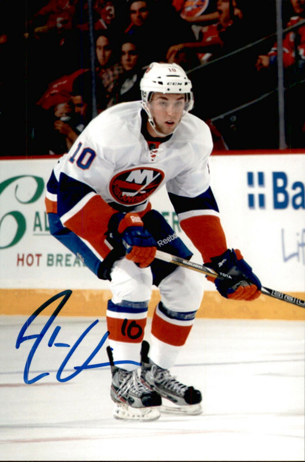 Alan Quine SIGNED autographed 4x6 Photo Poster painting NEW YORK ISLANDERS #3