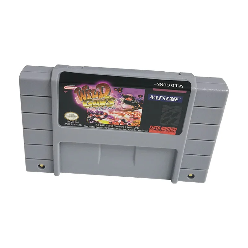 Wild Guns SNES For Super Nintendo Entertainment System - 16 Bit US Version Game Cartridge