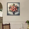 Diamond Painting-DIY Square Part AB Drill Cross Flower(45*45CM)