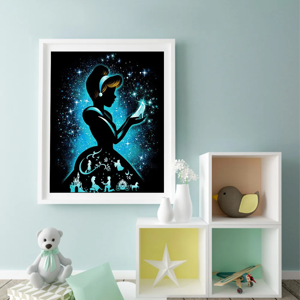 Full Round Diamond Painting 40*50cm - Silhouette