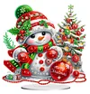 Diamond Painting Acrylic Christmas Atmosphere Snowman Desktop Kit Tabletop Decor