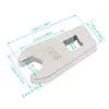 8mm Bike Disc Brake Cable Wrench Opening Head Steel Wrench for 1/4 Head Wrench