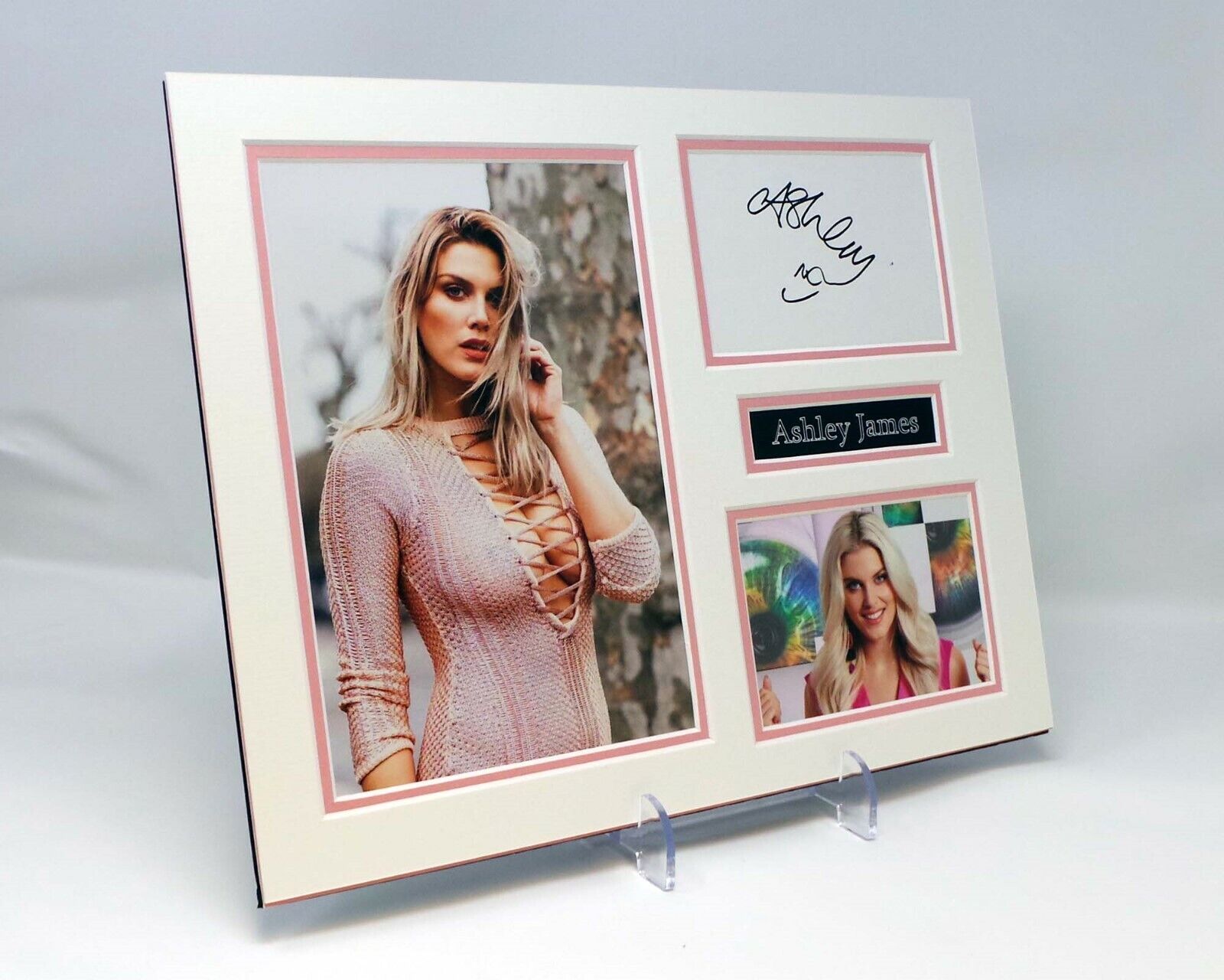 Ashley JAMES Signed Mounted Photo Poster painting Display AFTAL COA DJ & Presenter