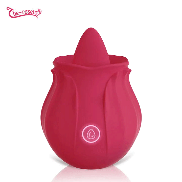 Rose Toy Waterproof Tongue Vibrator Sex For Women
