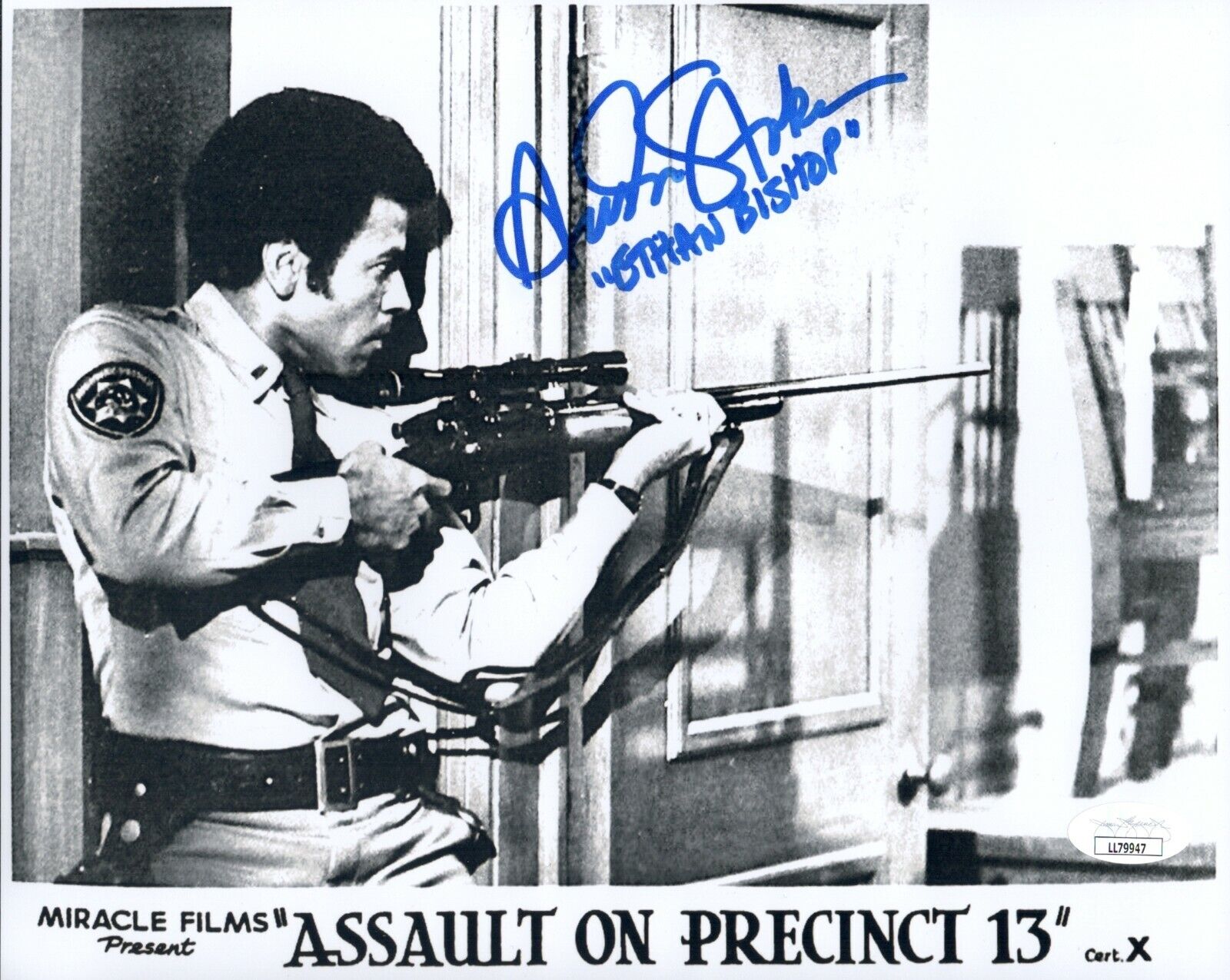 AUSTIN STOKER Signed ASSAULT ON PRECINCT 13 Photo Poster painting 8x10 Autograph JSA COA Cert