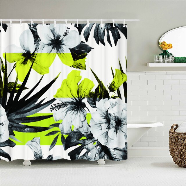 

Shower Curtain – Tropical Plant leaves Monstera-180*180cm, 501 Original