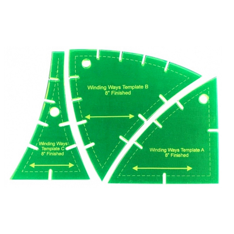 Winding Ways 8'' Finished Template Set