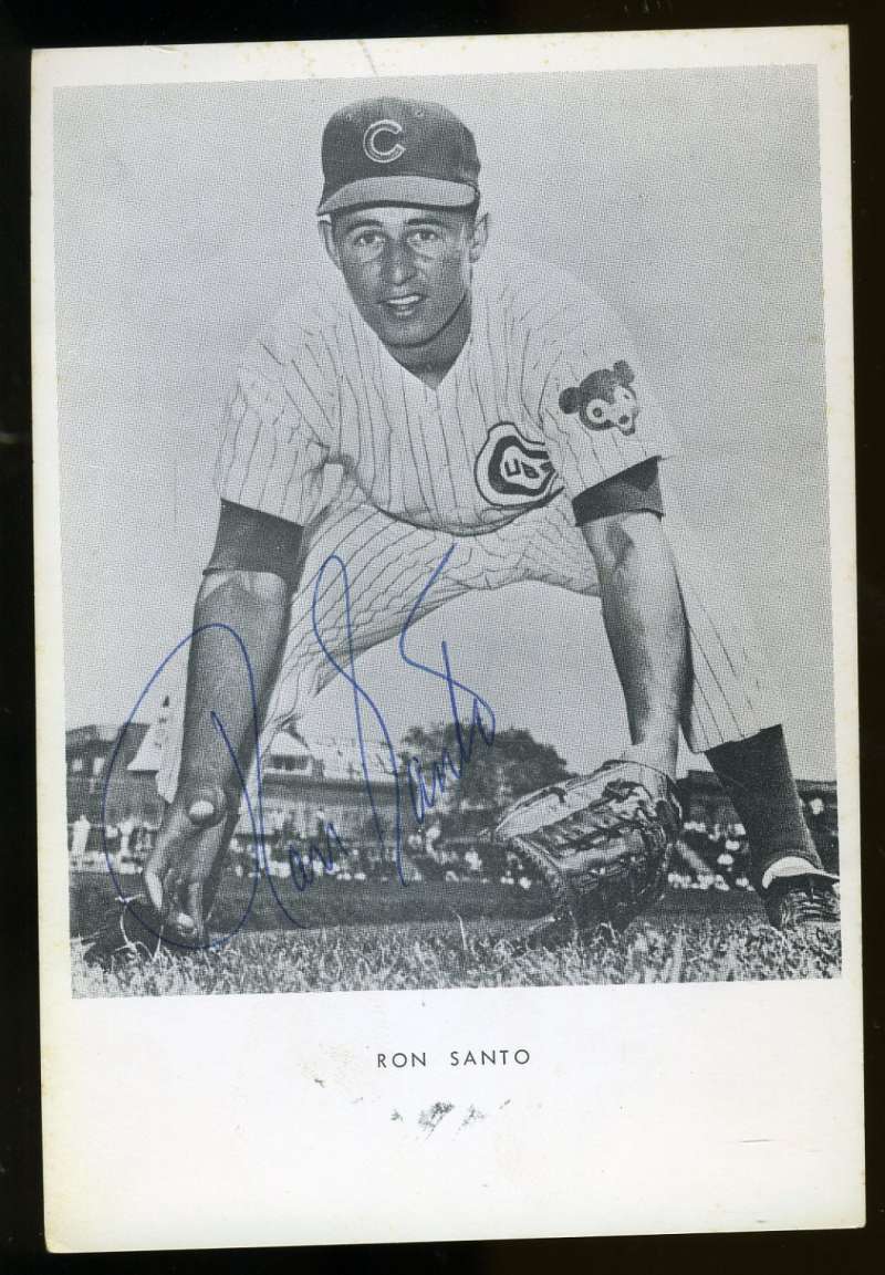 Ron Santo Vintage Jsa Certed Signed 3x5 Photo Poster painting Authentic Autograph