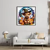 Halloween Highland Cattle-Full Round Diamond Painting 40*40CM