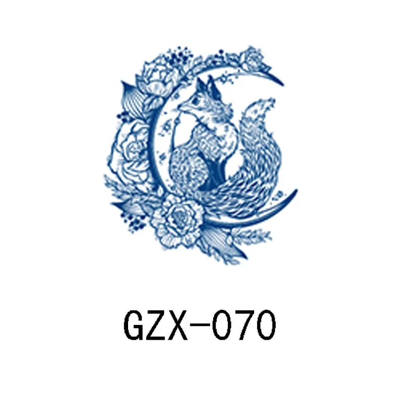 Herbal Semi-Permanent Tattoo Sticker Net Red Tattoo Sticker Waterproof Sweat Lasting Herbal Tattoo Sticker