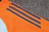 Joyfball 2024/2025 Real Madrid Half-Pull Training Suit Blue Orange Football Shirt 1:1 Thai Quality