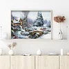 Snow Scene-11CT Stamped Cross Stitch 30*50cm