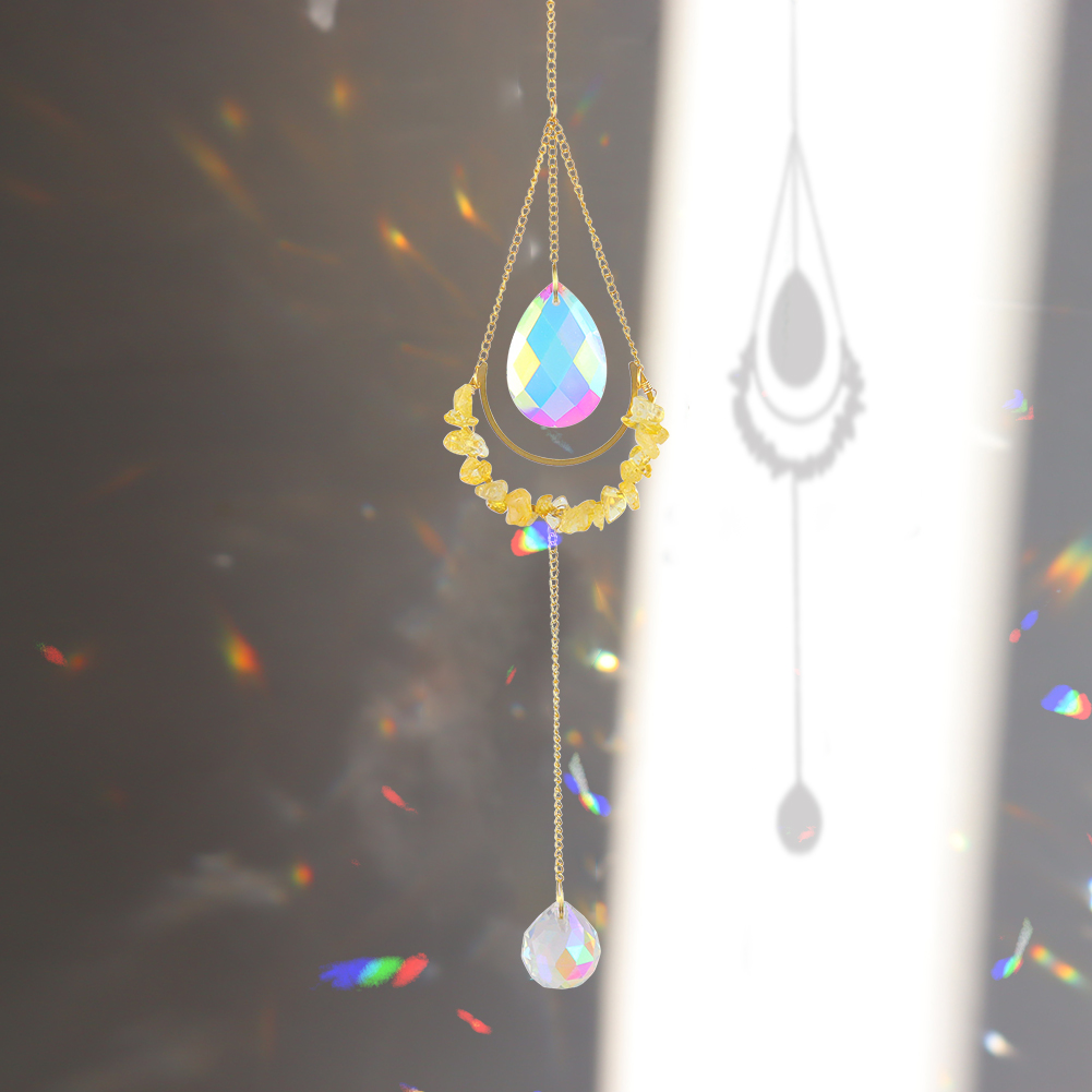 

Light Trapping (Yellow) - Art Crystal Suncatcher, 501 Original