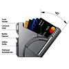 Mechanical Card Holder Wallet Holds 5 Cards Comes With Knife, Screwdriver And Bottle Opener Fan-Shaped Opening