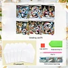 (US Only)6PCS Christmas Penguin DIY Diamond Art Greeting Cards Congratulations Cards