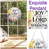 Letters DIY Diamond Painting Acrylic Special Shape Pendant Hanging Kit
