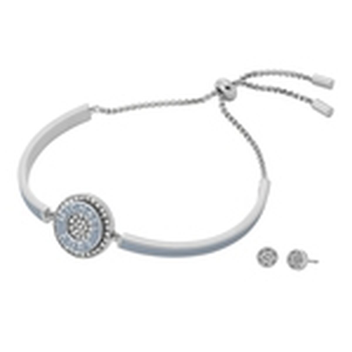 Bracelet and Earrings Set Michael Kors Fashion Silver