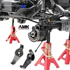 AMK Brass Axle Case Rear Diff Housing, LCG Brass Counter Weight Axle Housing for 1/10 RC Crawler Car TRX4 TRX6 Upgrade Parts