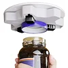 Under Cabinet Jar Opener for Weak Hands & Seniors with Arthritis, Effortless Lid Opener with 3 Grippers, Bottle Opener Can Opener Under Counter
