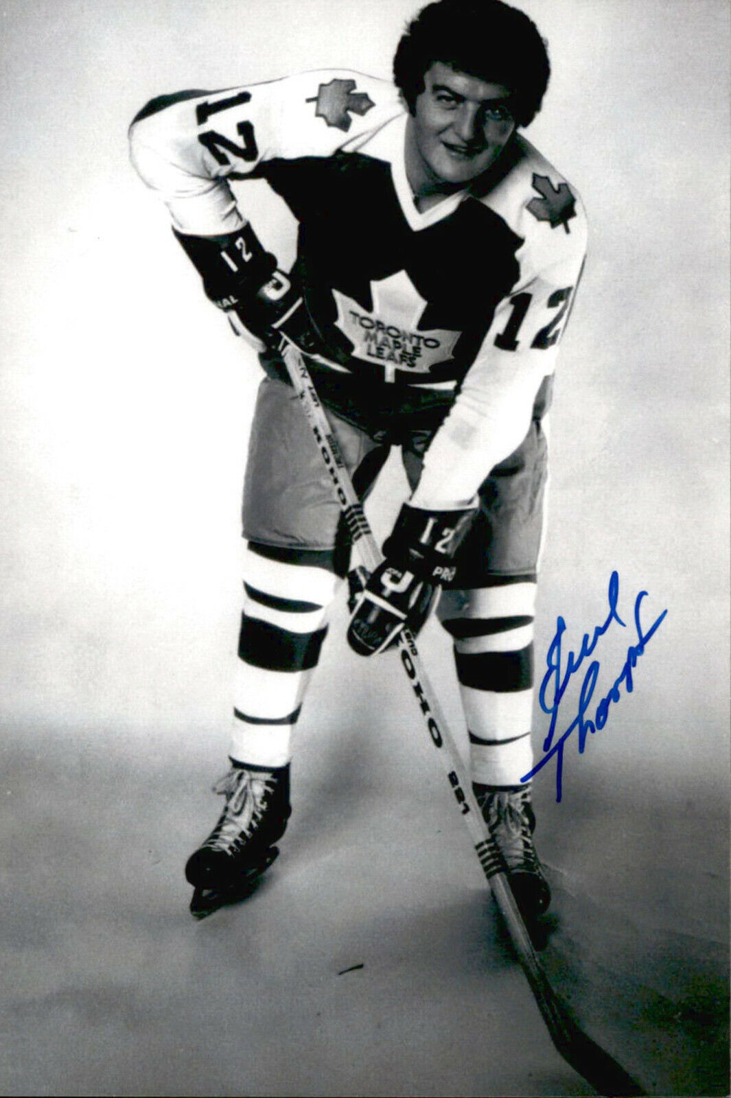 Errol Thompson SIGNED autographed 4x6 Photo Poster painting TORONTO MAPLE LEAFS #5