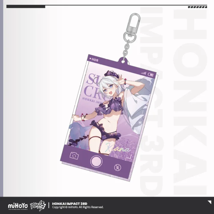Honkai 3d Summer Theme Keychains [Original Honkai Official Merchandise]