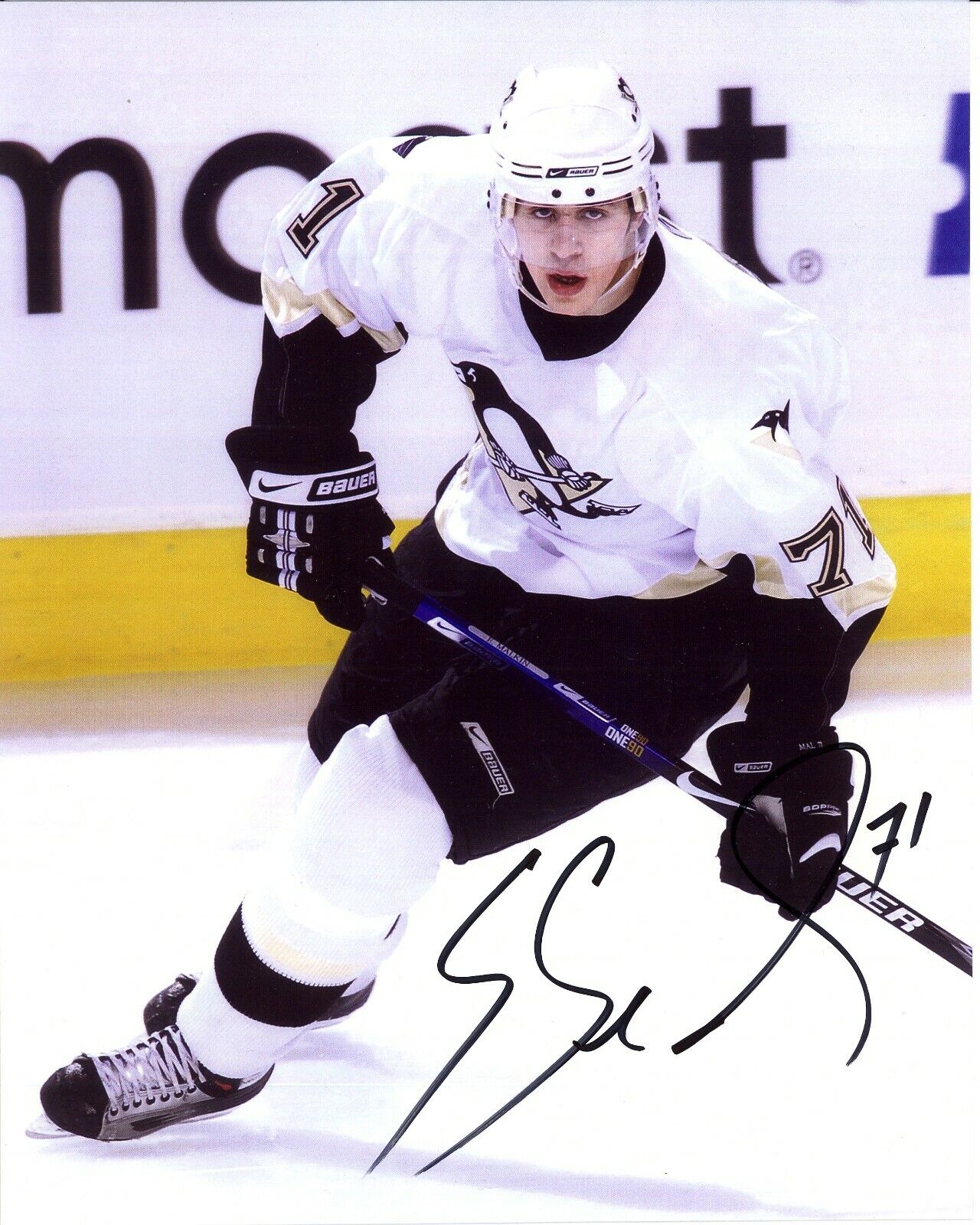 EVGENI MALKIN Penguins Autographed Signed 8x10 Reprint Photo Poster painting #1!!