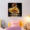 (Stamped/Counted) Ballerina Belle Silhouette-11CT Cross Stitch 40*40cm