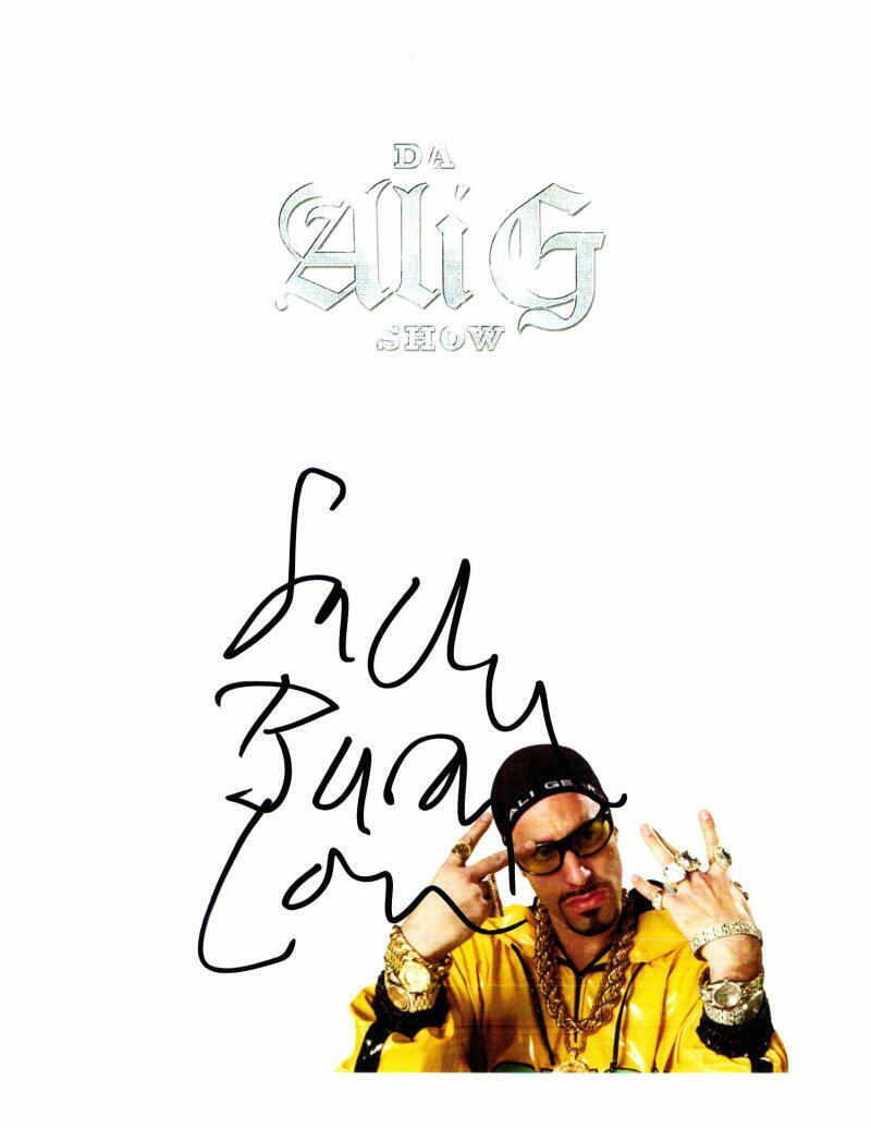 SACHA BARON COHEN SIGNED AUTOGRAPH DA ALI G SHOW