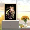 Diamond Painting -DIY Round Drill Princess Changfa Le Pei Silhouette(40X50CM)