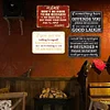4PCS Interesting Quote - Vintage Metal Signs Set - 20*30cm/30*40cm - Warning