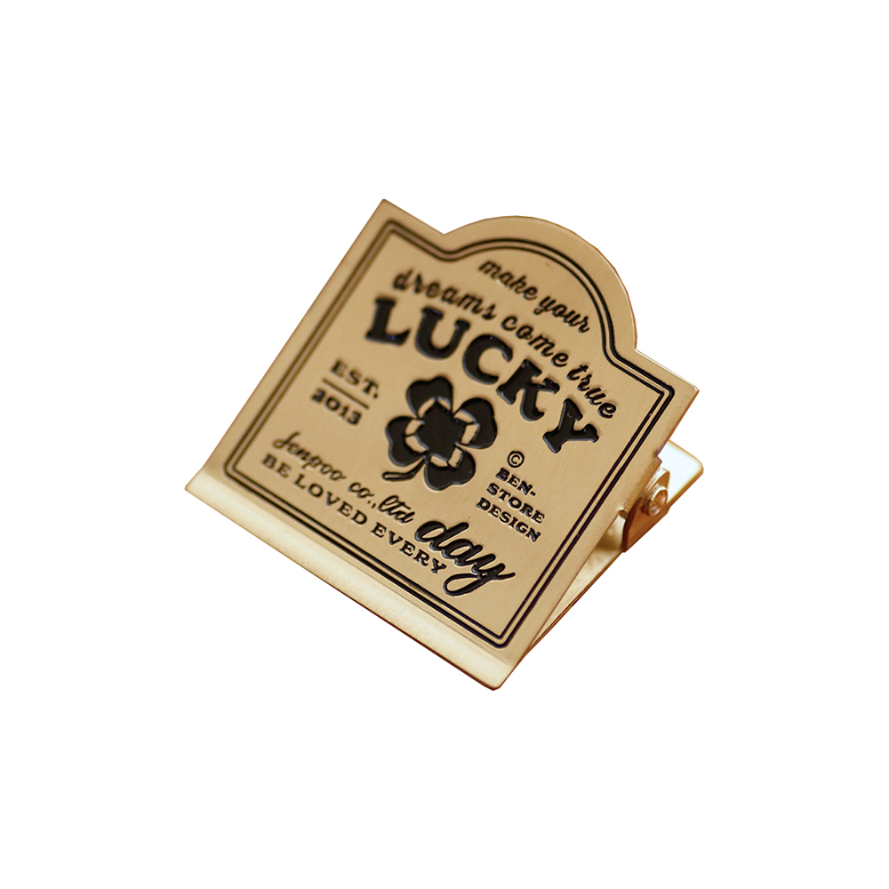 Fromthenon Vintage Metal Brass Bookmark Clips Metal Ticket Clip Traveler's Notebook Planner Office Stationary Accessories