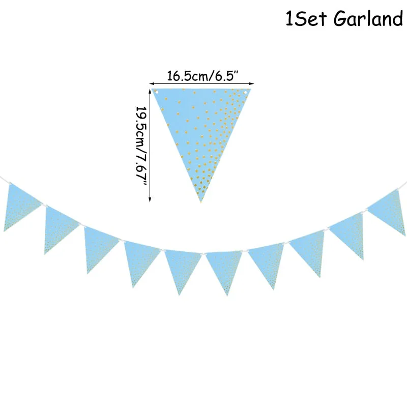 First Birthday Baby Boy Girl Party 1st Birthday Party Decoration Banner Balloons 1 One Year Old Party Baby Shower Decor Supplies