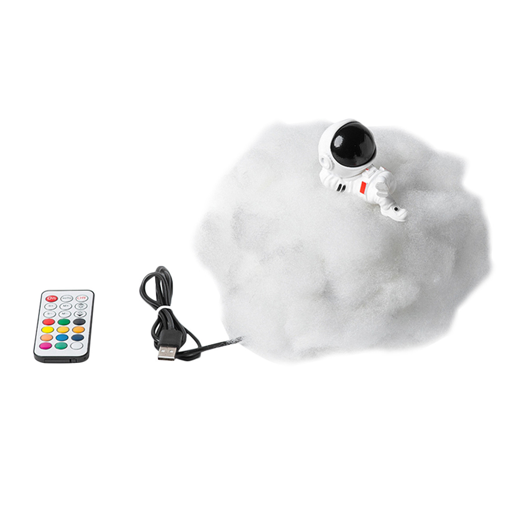 

LED Cloud Astronaut Lamp with Rainbow Effect Bedroom Decorative Night Light, 501 Original