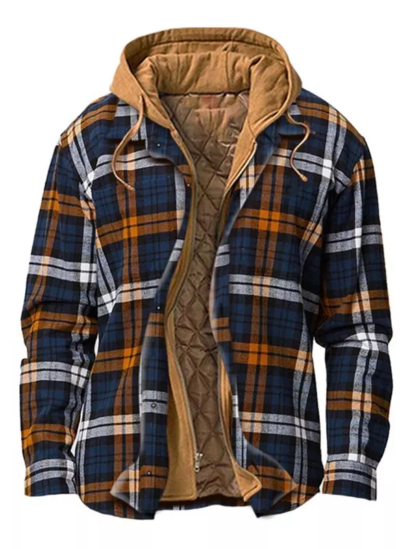 Plaid Thick Casual Jacket