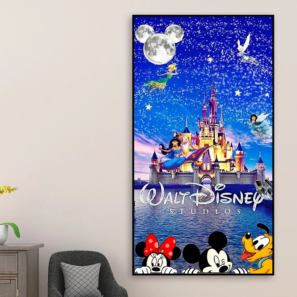 Diamond Painting - Full Round Drill - Disneyland Mickey Mouse(Canvas|50*80cm)