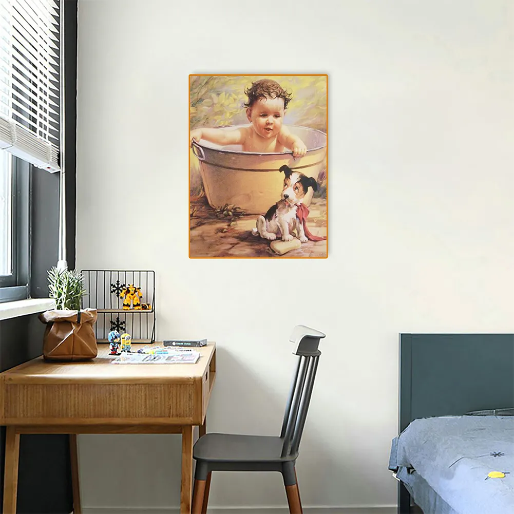 Full Round Diamond Painting 30*40cm - Baby