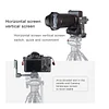 SLR Camera Tripod Pan hHead L Plate Vertical Shooting Clamp Universal Quick Release Plate Side Mount Bracket Horizontal And Vertical Screen Bracket