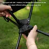 Portable Folding Tripod Stool 360 Rotating Camping Stool Foldable Tripod Chair