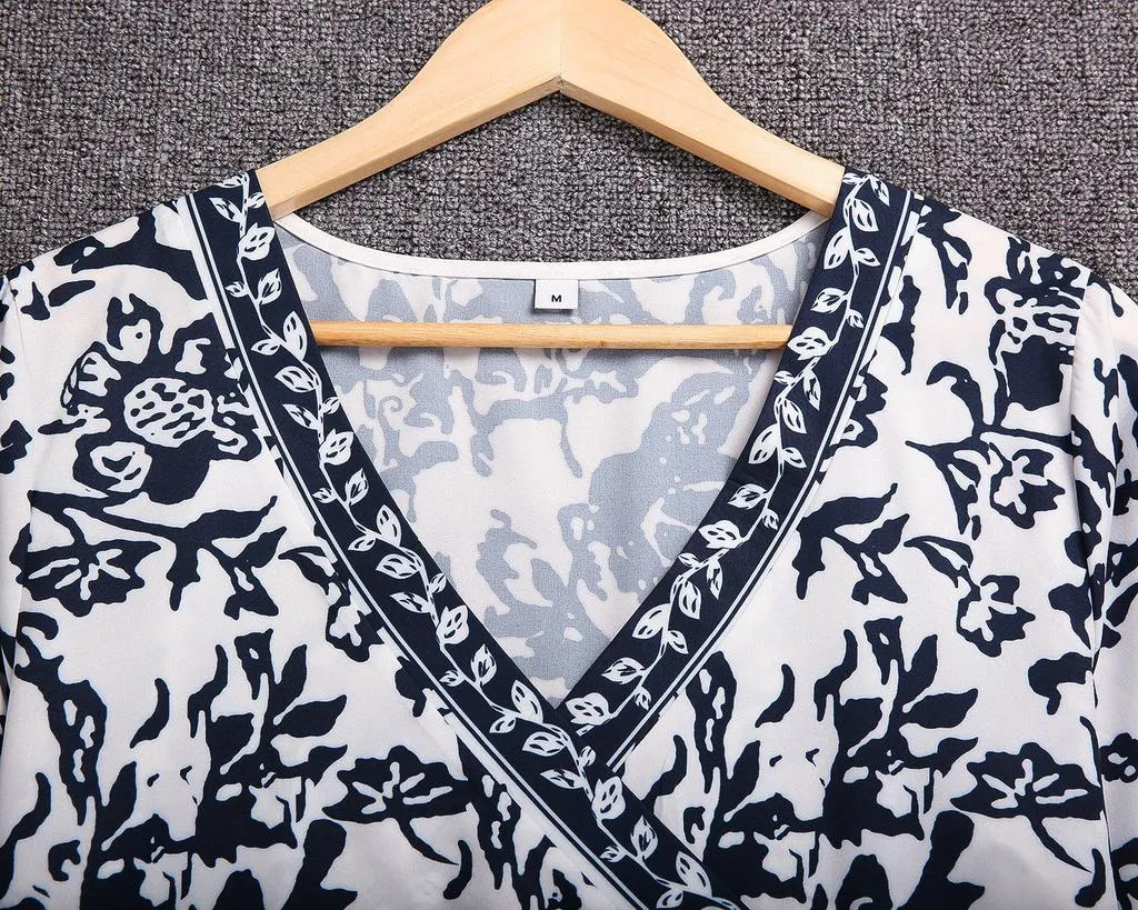 Better to Best Printed Dress-vocosishoes