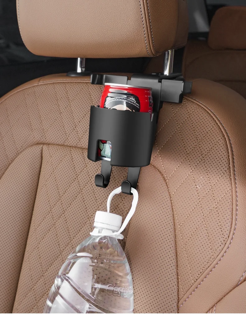 Multifunctional car built-in storage rack water cup holder mobile phone holder