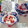 Bowl Cozy Template Cutting Ruler Set (With Instructions)