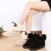Christmas Antlers In The Snow Booties For Women